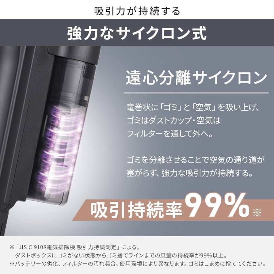 Amazon | アイリスオーヤマ(IRIS OHYAMA) 充電式サイクロン